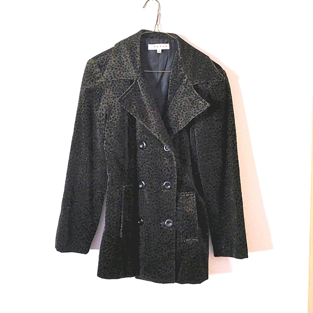 Vintage leopard print blazer